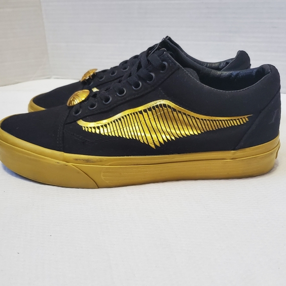 Vans Old Skool X Harry Potter Golden Snitch Sneaker Unisex - Picture 6 of 11